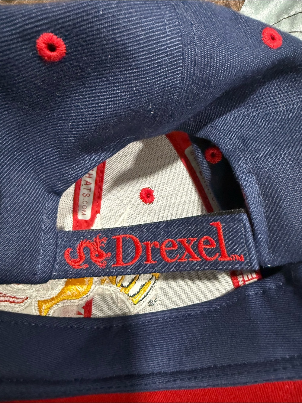 Drexel Dragons Hat Zephyr SnapBack Adjustable Hat - Picture 4 of 6